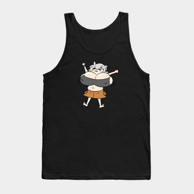 Sherry Doodle Sticker Tank Top by Obsessor